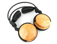 Cherry Wood Around Ear Headset