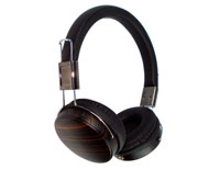 Ebony Wood On Ear Wired Headset