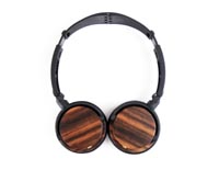 Ebony Wood On Ear Headset
