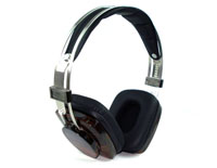 Ebony Wood Around Ear Headset