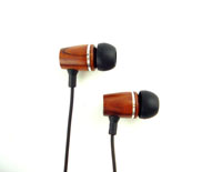 Buginga Wood In Ear Earphone