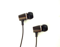 Ebony Wood In Ear Earphone