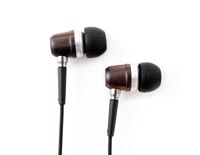 Ebony Wood In Ear Earphone