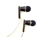 Ebony Wood In Ear Earphone