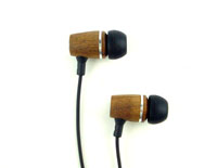 Walnut Wood In Ear Earphone