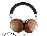 Bubinga Wood Around Ear Headset