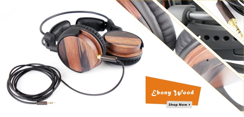 Ebony Wood Headset