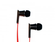 Ebony Wood In Ear Earphone(ESS-EBI12)-Red