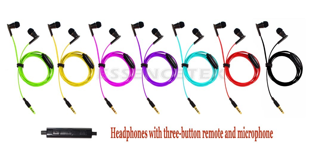 Multi Color Wired Wood Earphone